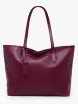 Schoudertas A4 Formaat Caviar Leder Milano Rood caviar CA19111N
